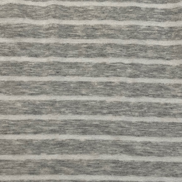 EUC. [Athleta] Grey & White <Criss Cross> Soft Striped + Tulip Hem Dress | Small - Picture 11 of 14